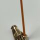 hand bronze art paperweight pen holder early XXth