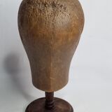 Former wooden milliner's head, 1900