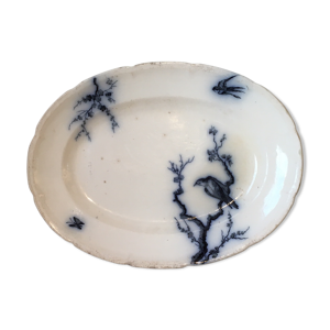 Ancien plateau chinois en porcelaine