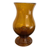 Bougeoir en verre fait main