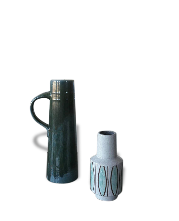 Two Vintage Vases made in Germany from the West 60
