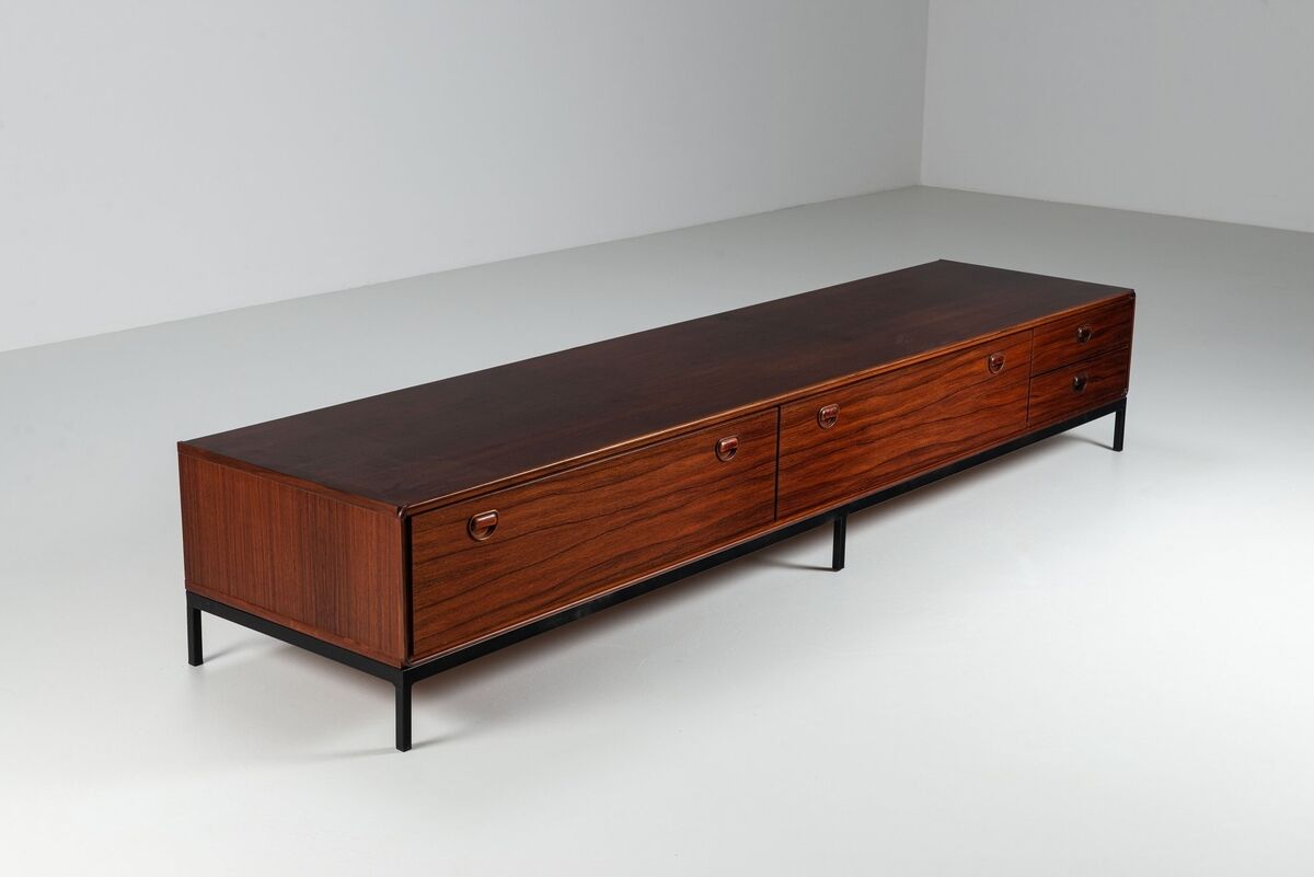 Fristho Franeker lowboard in rosewood, The Netherlands, 1960