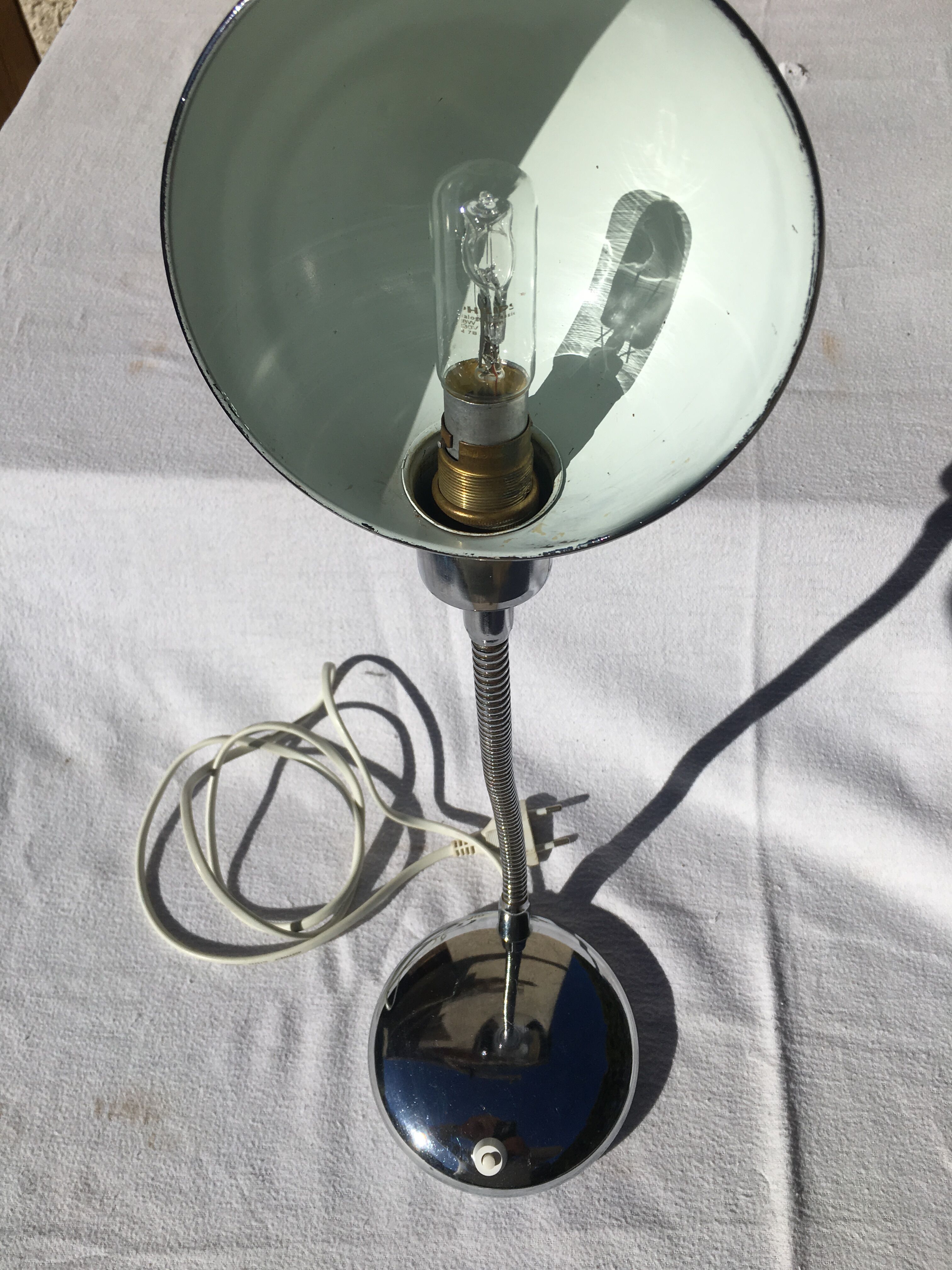 Chrome lamp years 60