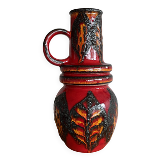 Vase Fat Lava W-Germany