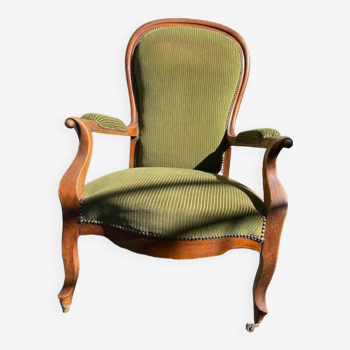Armchair in walnut period Louis Philippe