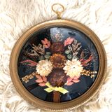 Frame dried flowers