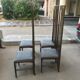 Series of 4 chairs Ingram Hight design Mackintosh edition Cassina