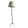 Patinated brass floor lamp — Louis XV style