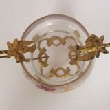 Coupelle en verre émaillé Art Nouveau