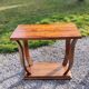 Art deco walnut pedestal table from the 30s/40s