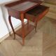 Table d’appoint – Bout de canapé -Acajou – plateau a rebord-1 tiroir