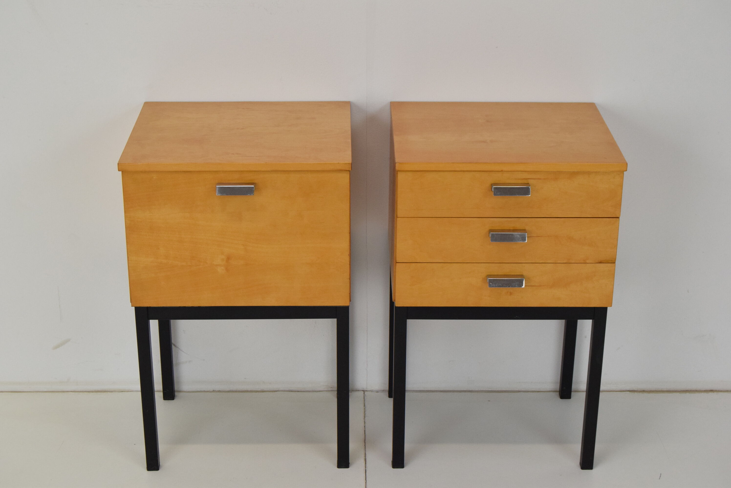 Bedside Tables,UP zavody Bucovice,1970's.