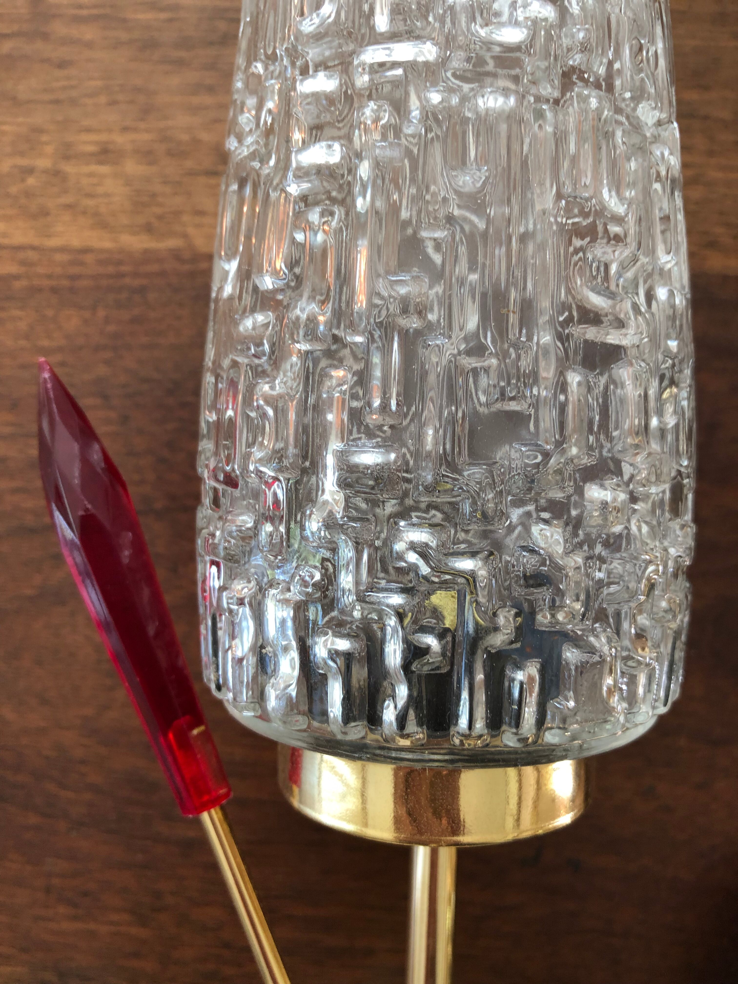 Pair of wall lamps 60s