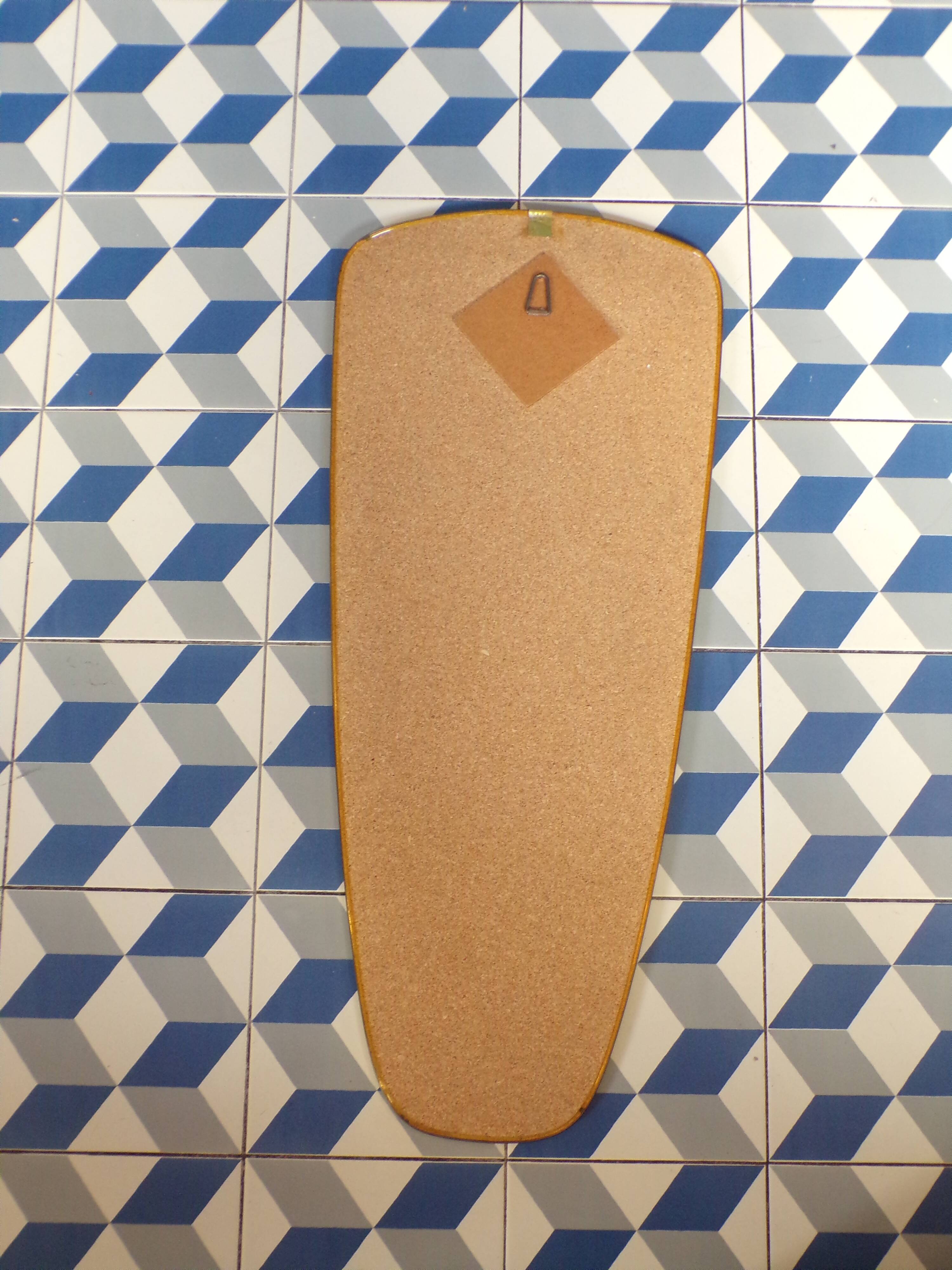 Vintage free-form mirror 33x78cm