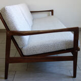 Bench and 2 Scandinavian armchairs 60s
