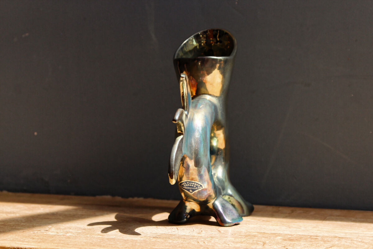 Lot of iridescent flamed sandstone, Rambervillers