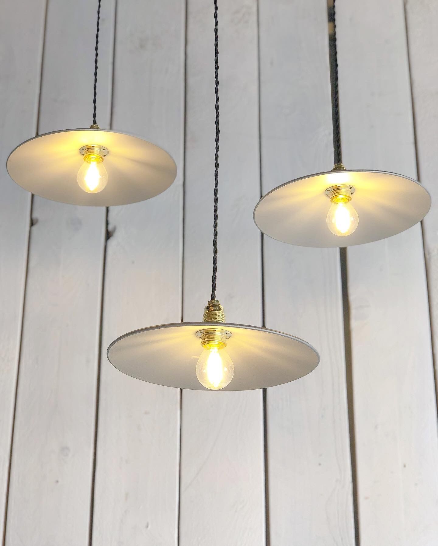 Grey military suspension lamp