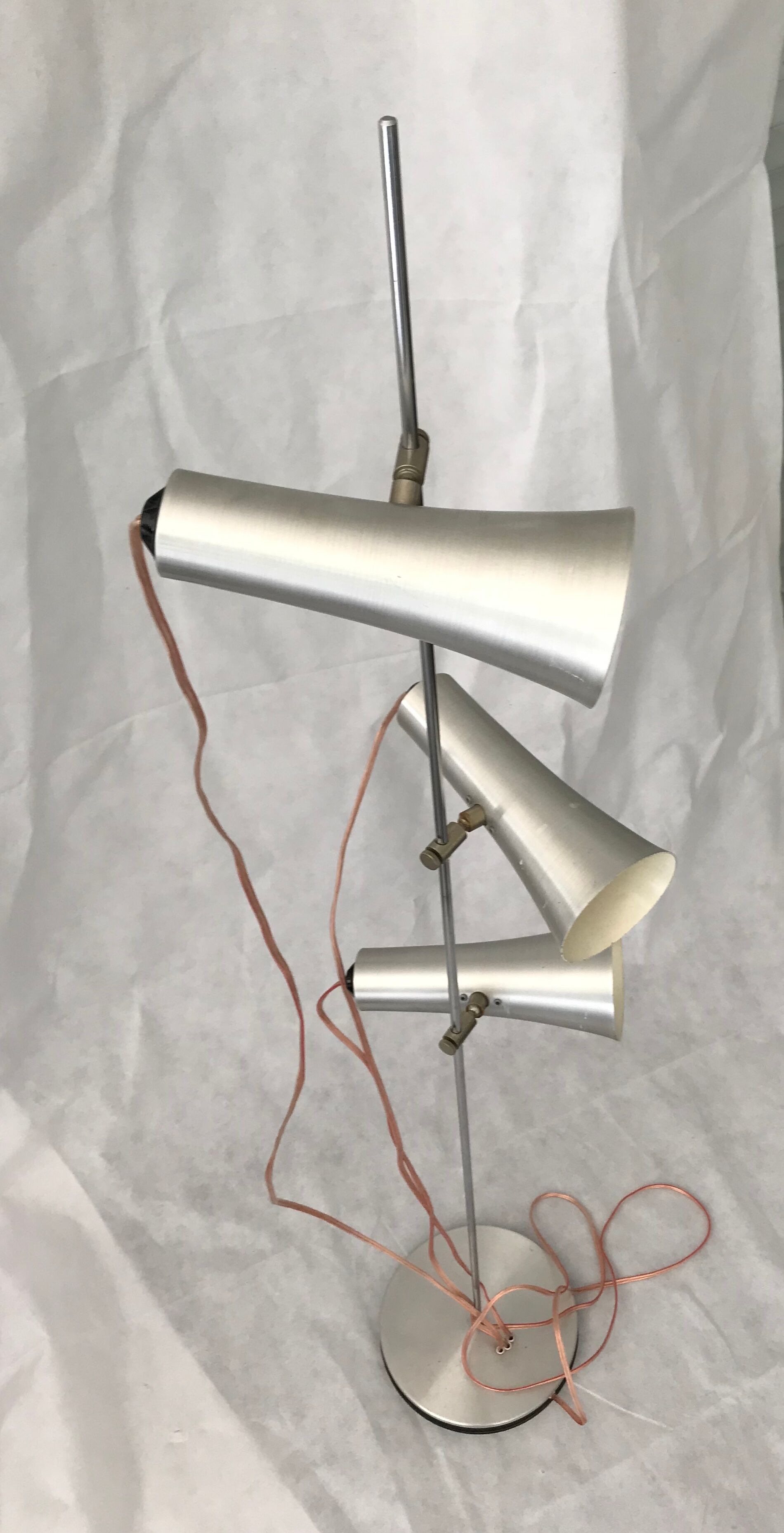 Floor lamp 3 spots 70's