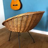 Rattan armchair