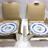 Raynaud & cie - service of 12 flat plates "koutani" in limoges