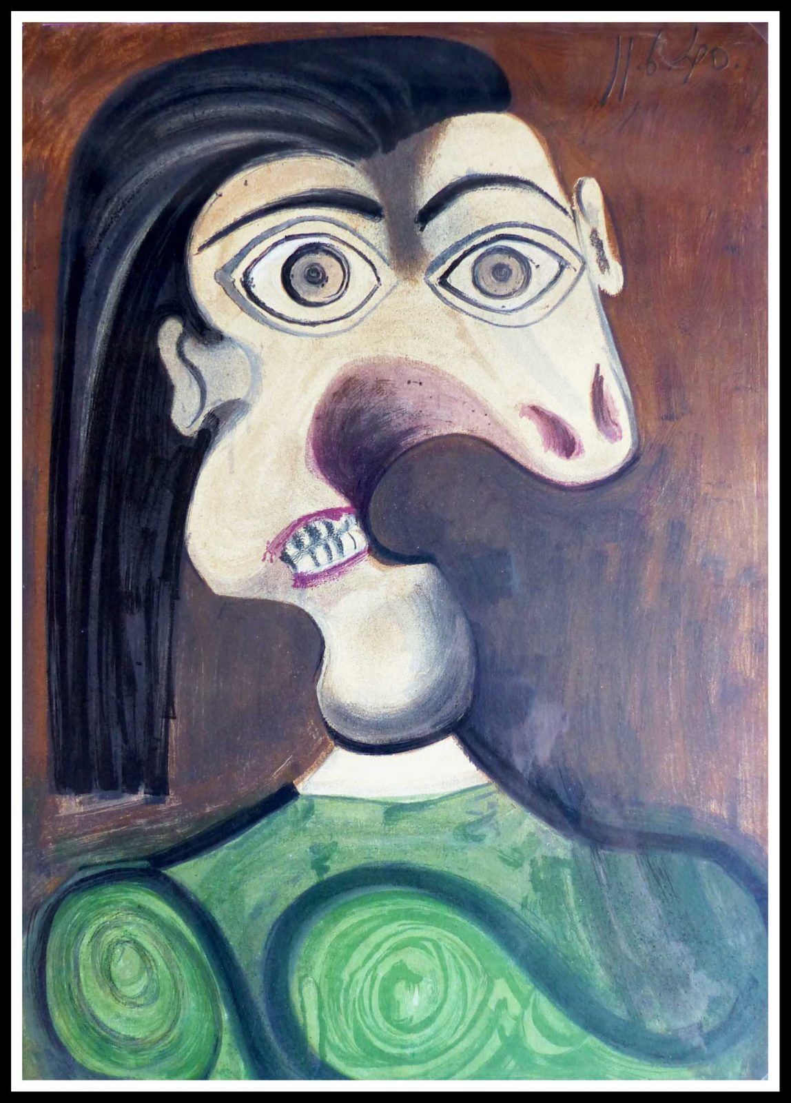 Lithograph Pablo Picasso Dora Maar 1954