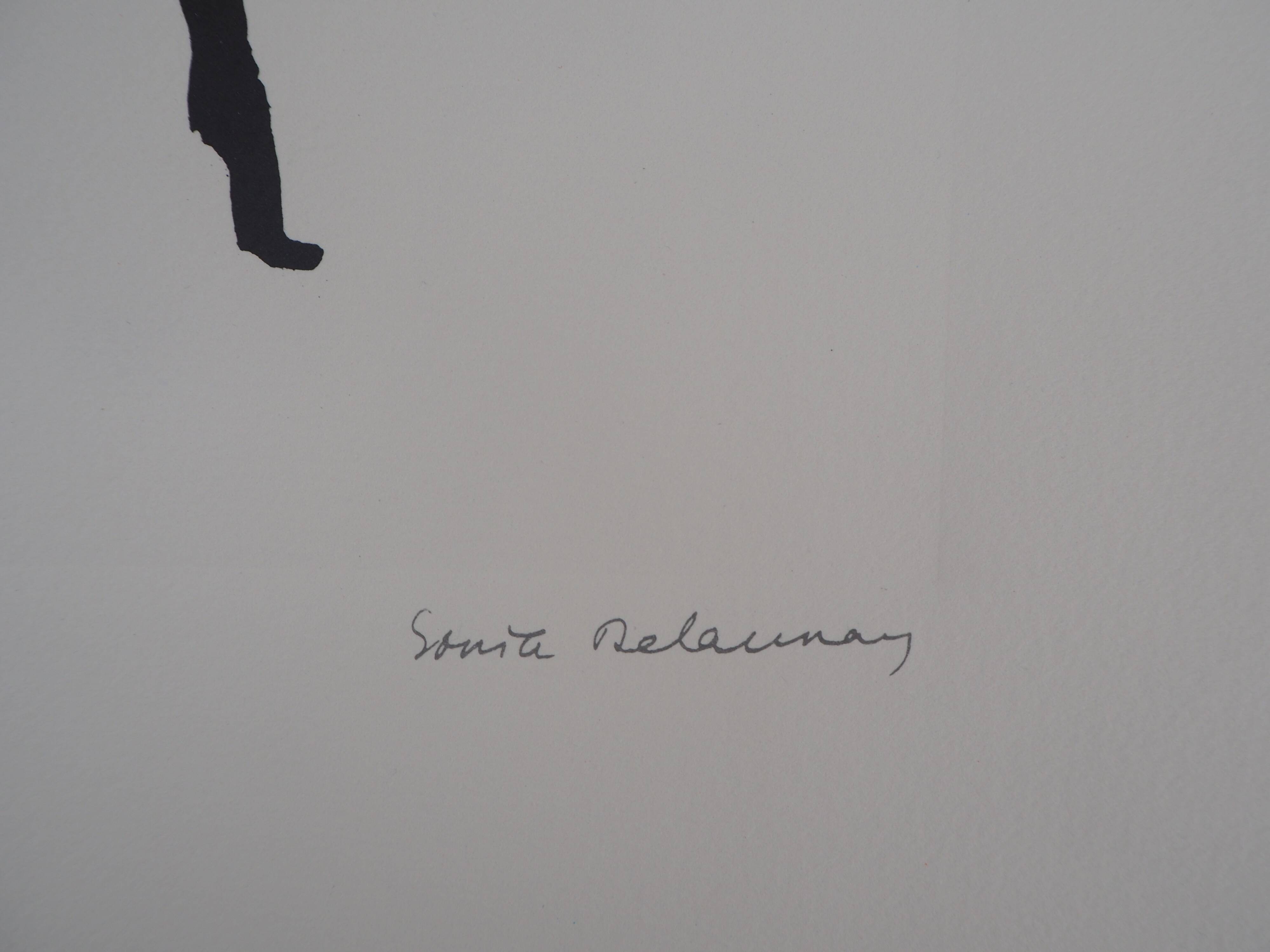 Sonia Delaunay: Carnival - Signed lithograph