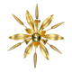 Gold leaf metal flower wall light Florentine wall light wheat ears