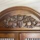 Beautiful antique solid wood wardrobe, country chic / Provençal, carved.