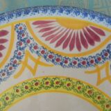 Dish, dessert dish in Quimper earthenware, 1930s