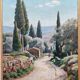 Peinture à l'huile d'André Boursier - Mougenot