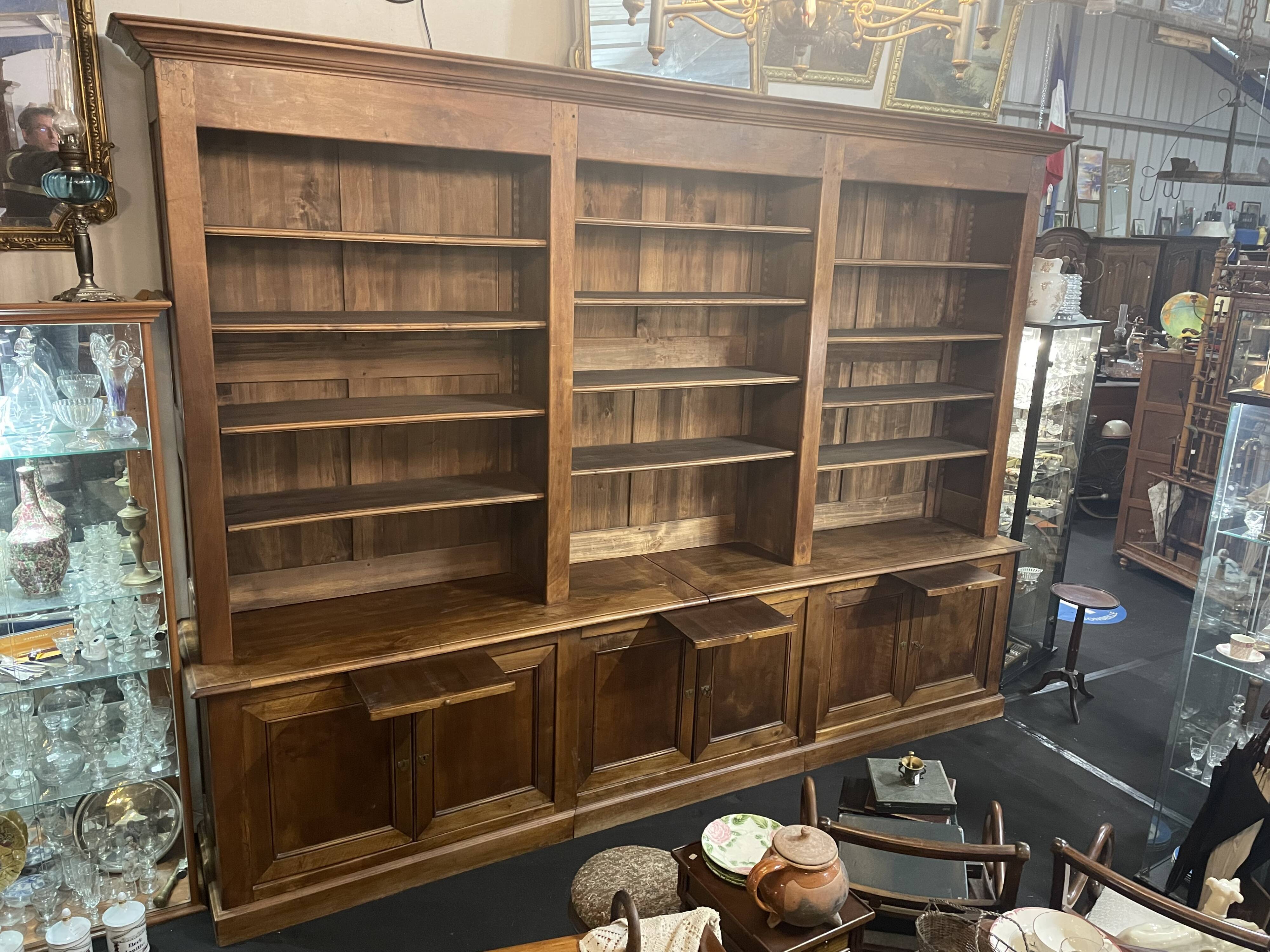 Library walnut apothecary furniture