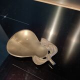 Empty pocket pear in solid brass or bronze