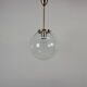 Mid-century glass pendant Czechoslovakia, 1970's
