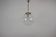 Mid-century glass pendant Czechoslovakia, 1970's