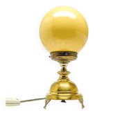 Lampe de table en verre vintage, Allemagne, années 1950