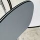 Set of two vintage grey Formica and chrome chairs.