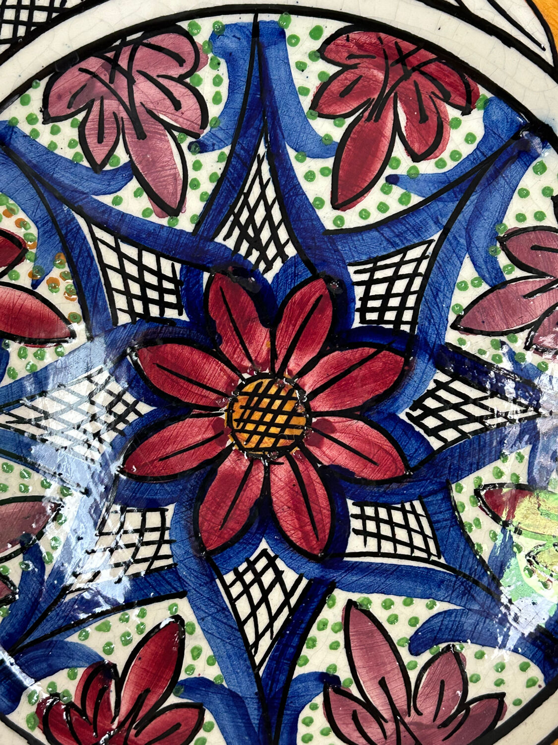Spanish ceramic plate