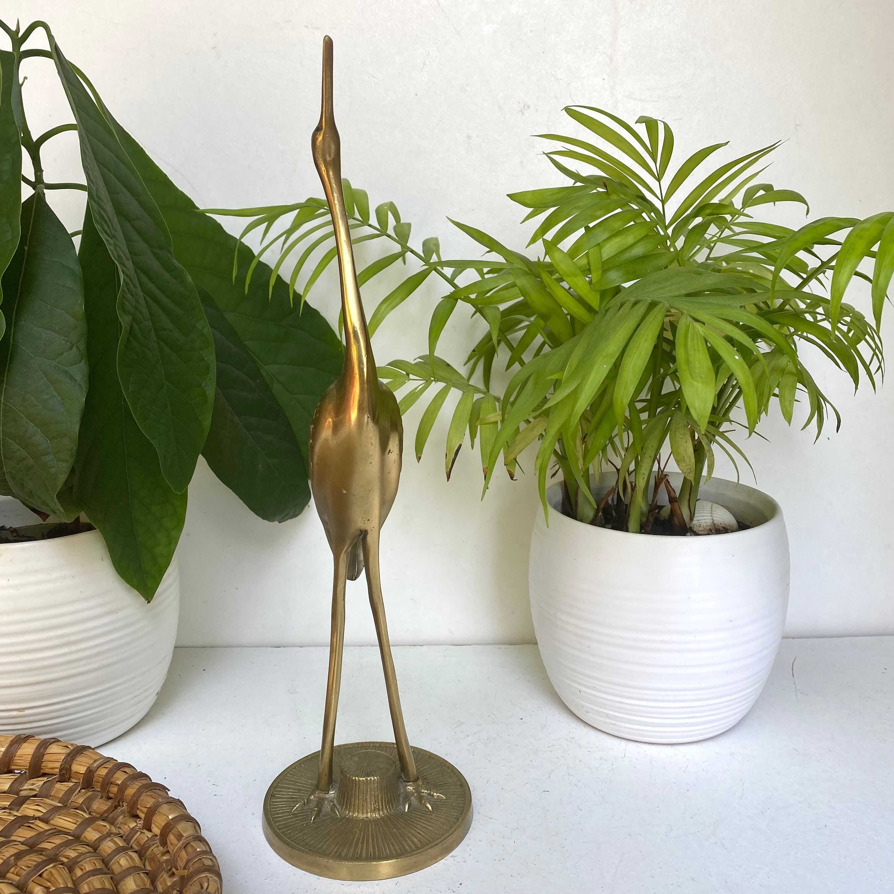 Oiseau en laiton vintage