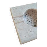 Travertine ashtray