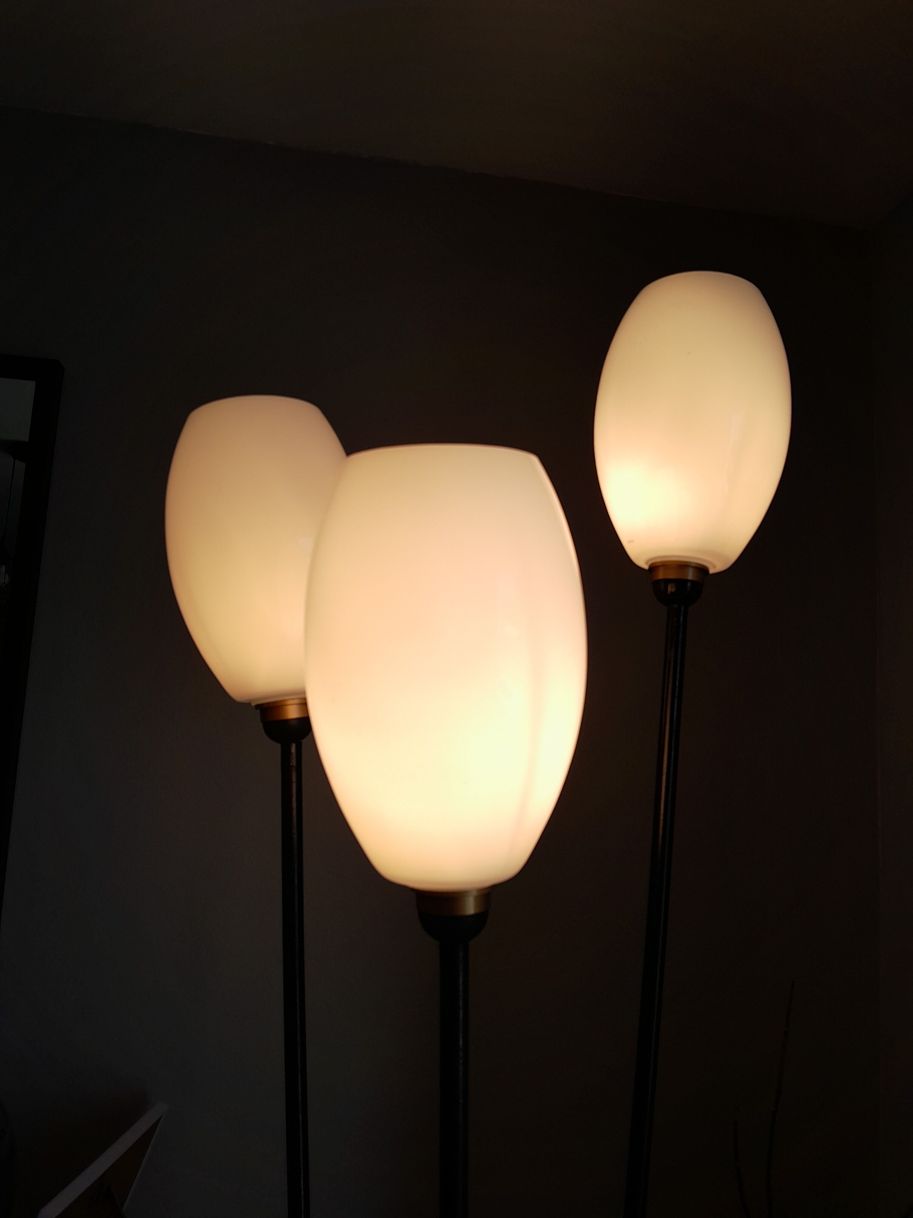 Lampadaire vintage 3 globes