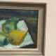 Swedish Original Oil on Panel – "Pears" by Elfrén – Signed – Vintage and Framed