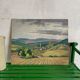 Painting oil landscape countryside 1942