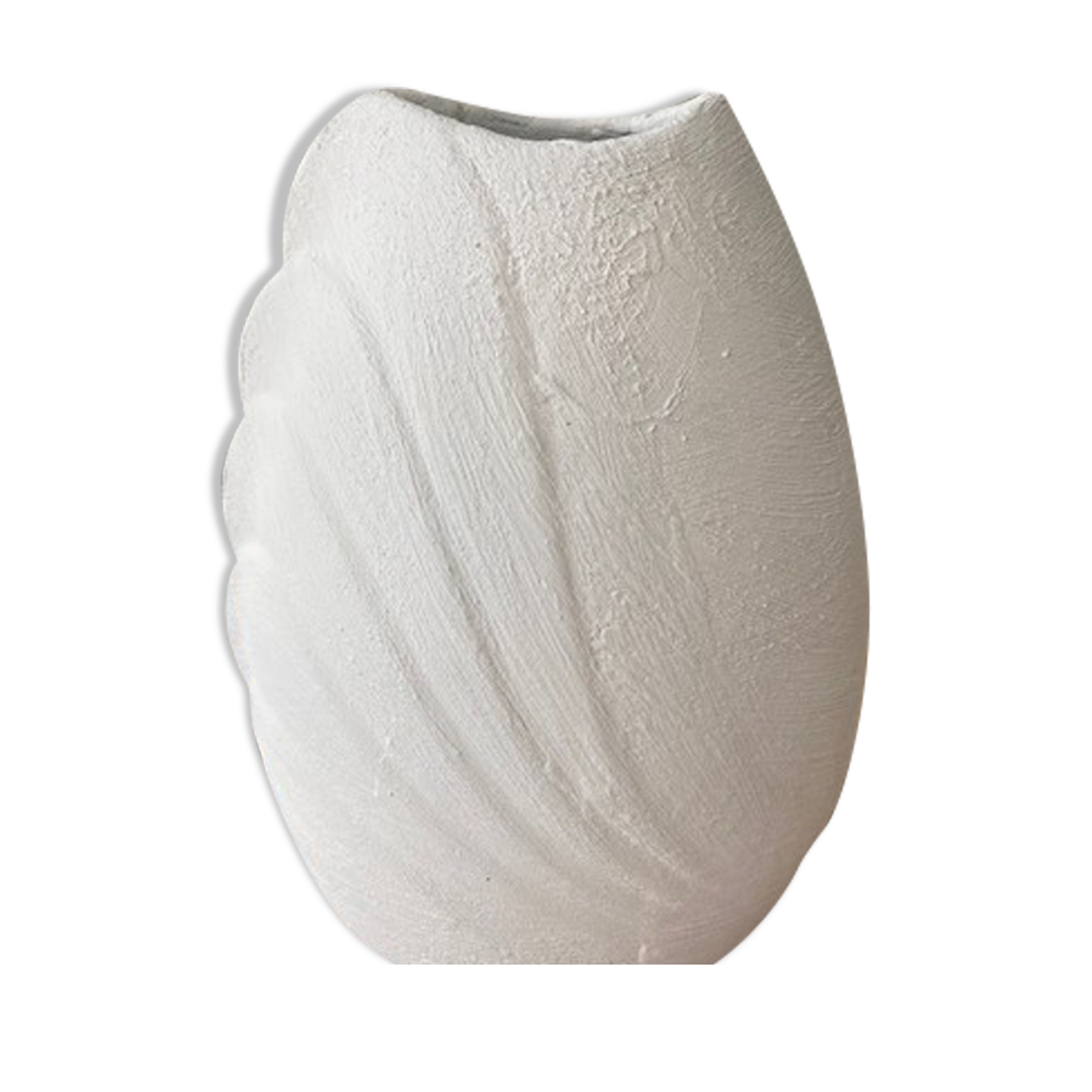 Bleached sandstone vase