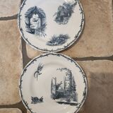 2 flat iron earth plates