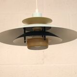 Vintage Jeka Metaltryk Volga Lamp: Fully restored - Danish Modern Design