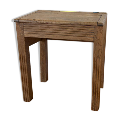 Bureau d’écolier en chêne massif