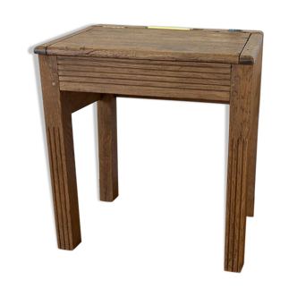 Solid oak school desk