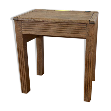 Bureau d’écolier en chêne massif