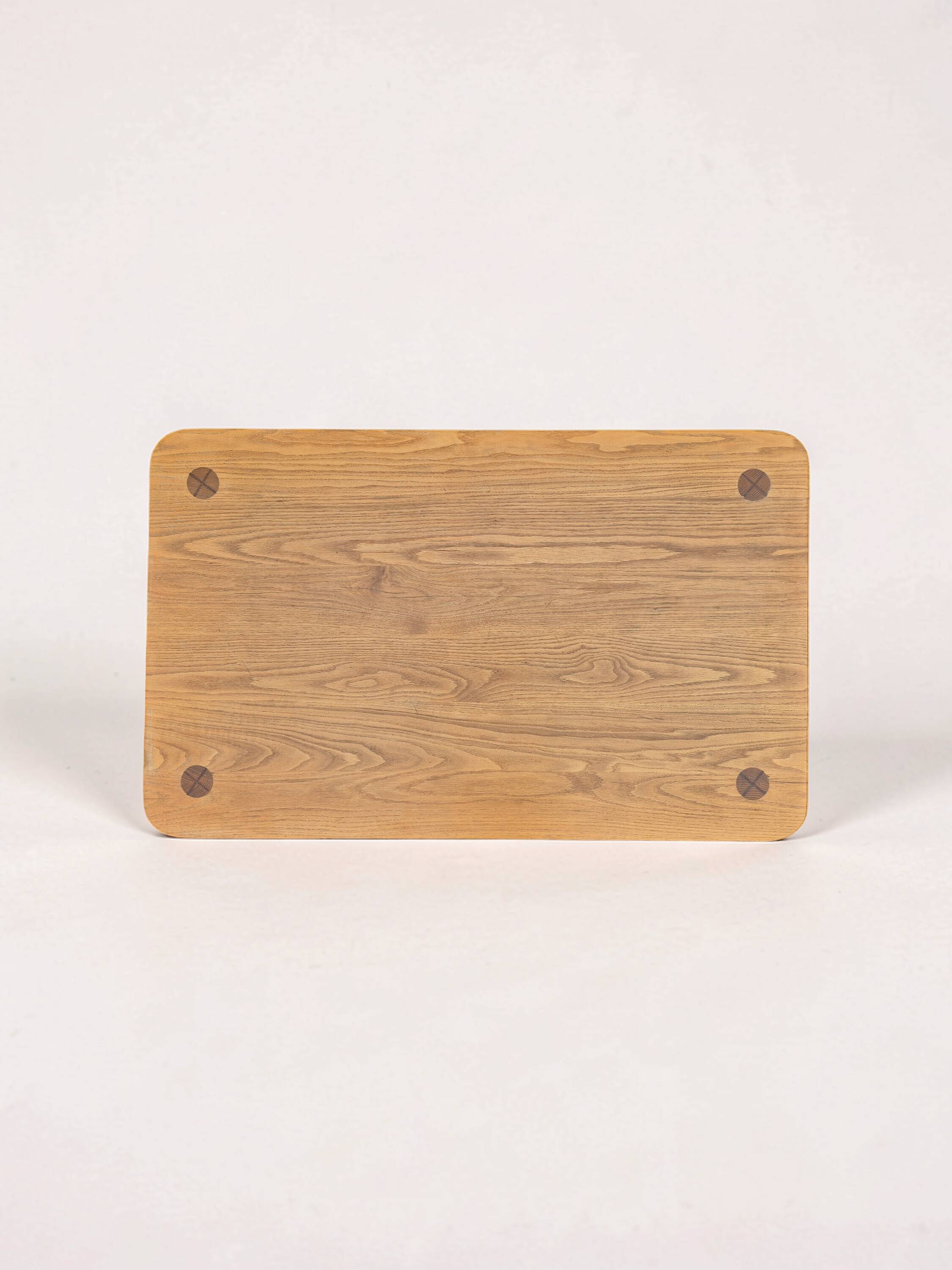 Table basse des années 60 en bois de style Perriand et Chapo, Pays-Bas.