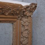 Mirror in time Golden stucco restoration 126x212cm